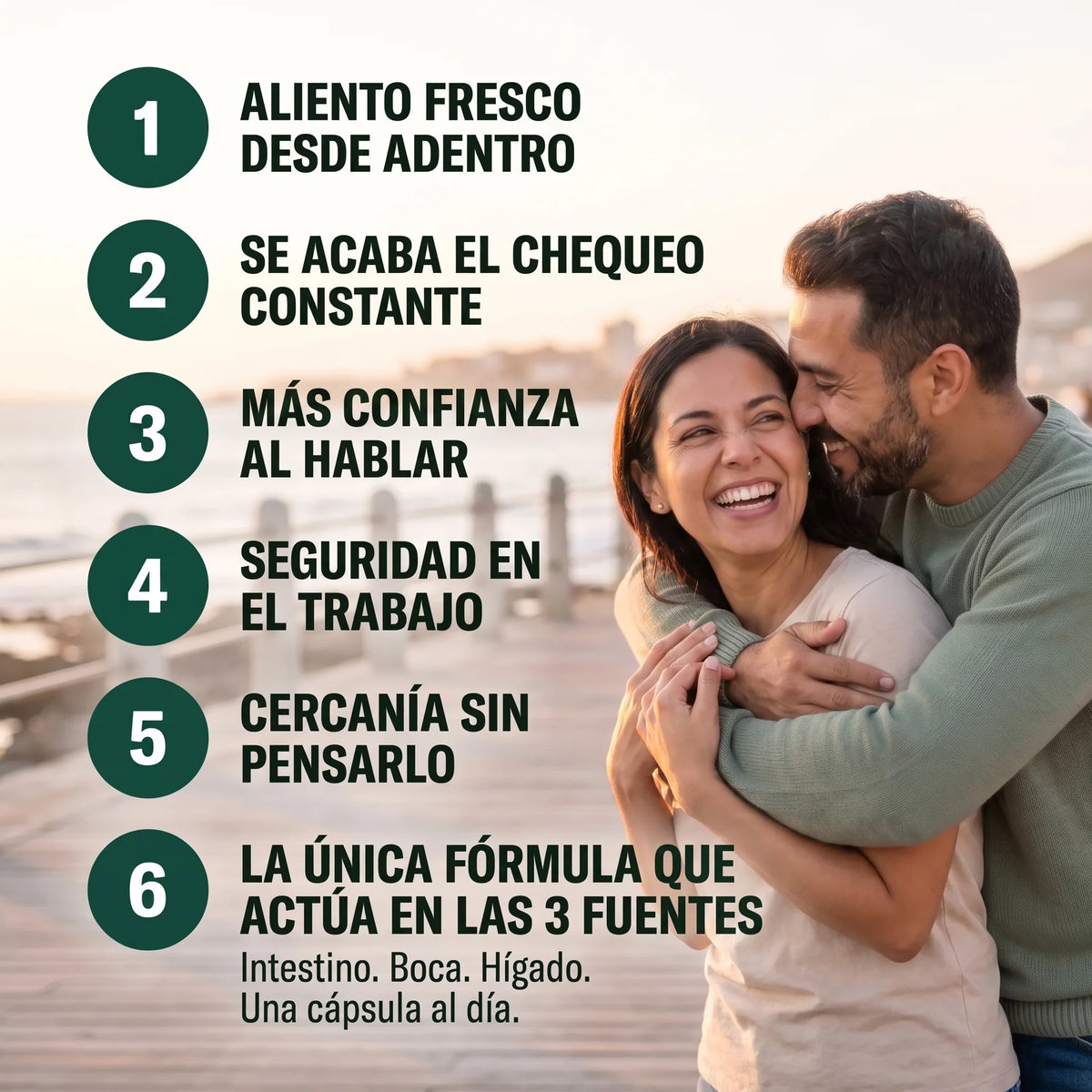 Fórmula 3 en 1 para el mal aliento (intestino · boca · hígado)