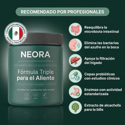 Fórmula 3 en 1 para el mal aliento (intestino · boca · hígado)