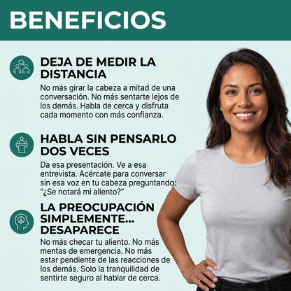 Fórmula 3 en 1 para el mal aliento (intestino · boca · hígado)